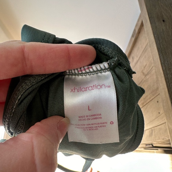 Xhilaration Large Olive Green Bikini Top - Picture 5 of 5